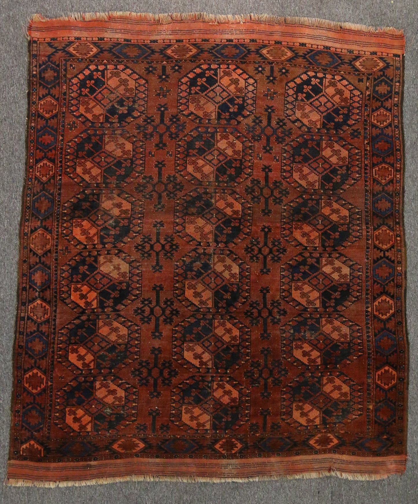 Antique Gull Design Afghan Turkoman