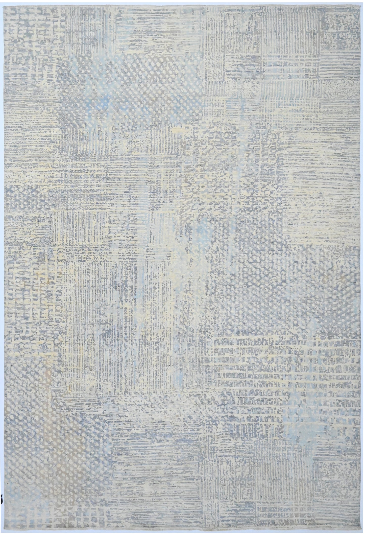 Modern Silk and Wool Abshar Design