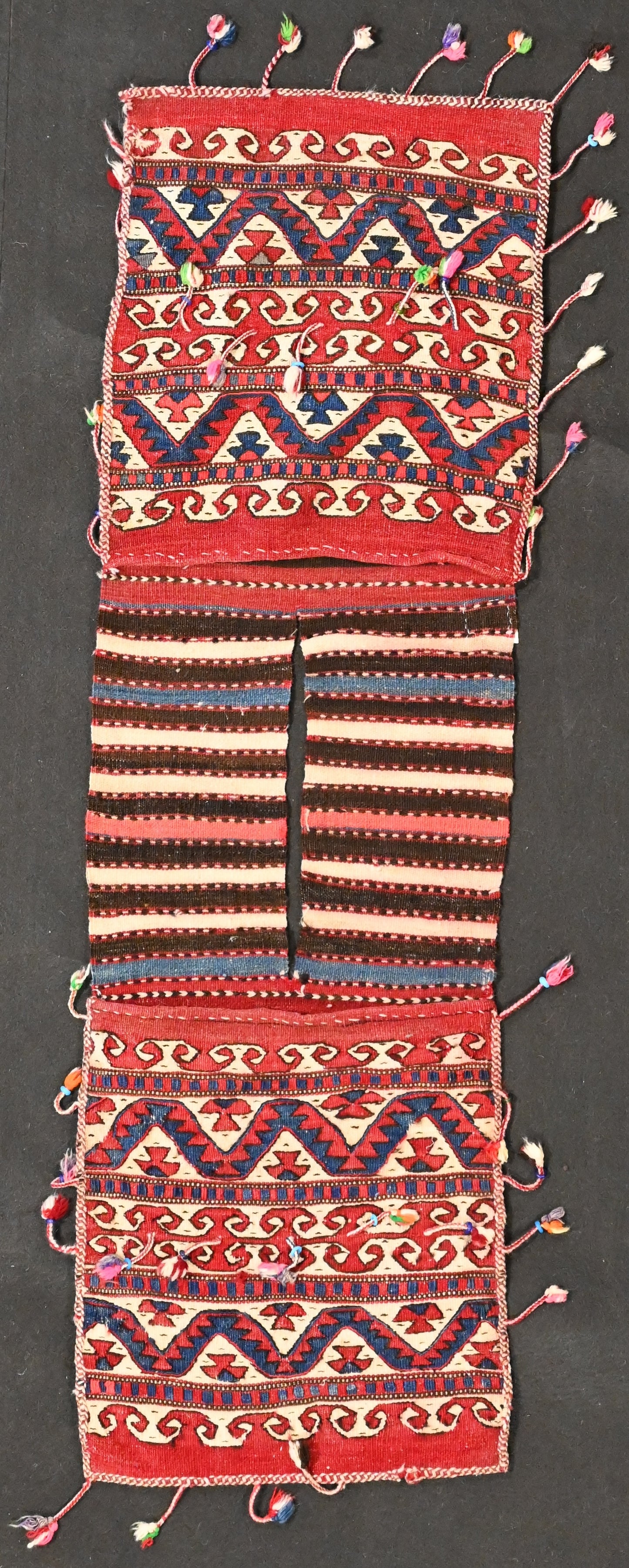 Vintage Soumak Double Saddle Bag