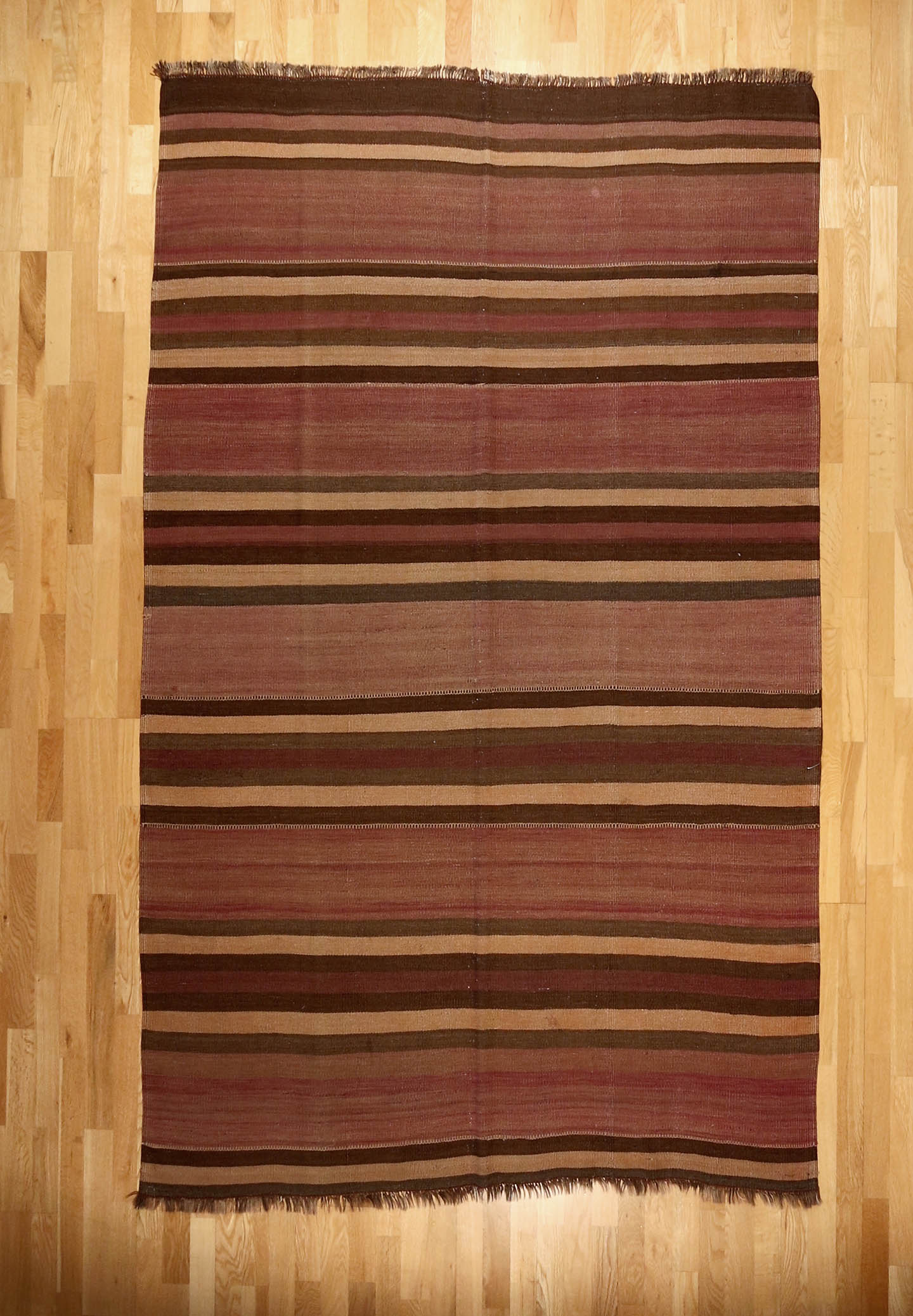 Antique Banded Kilim