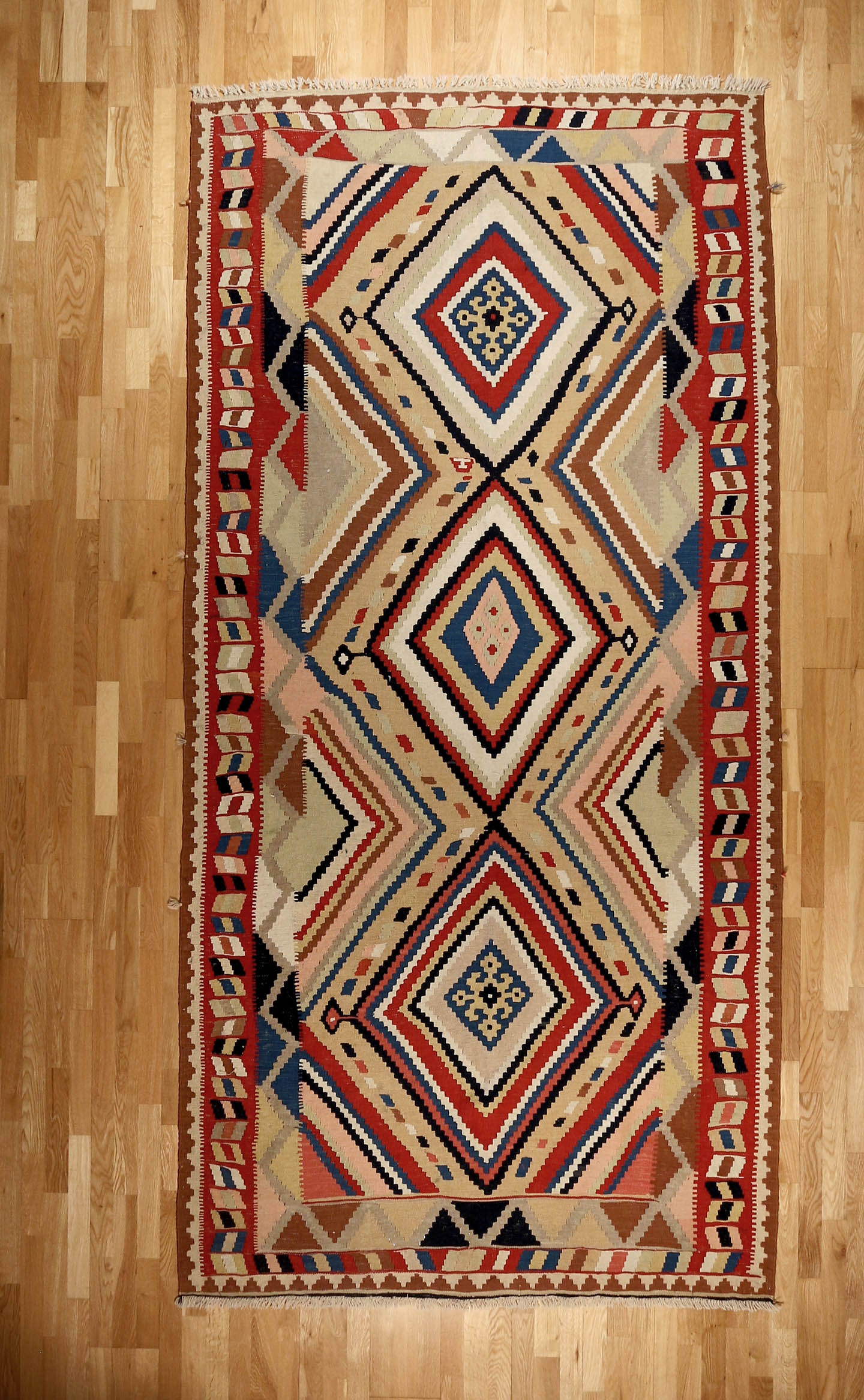 Antique Kashgai Kilim