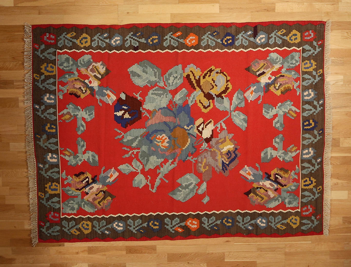 Vintage Bessarabian Kilim