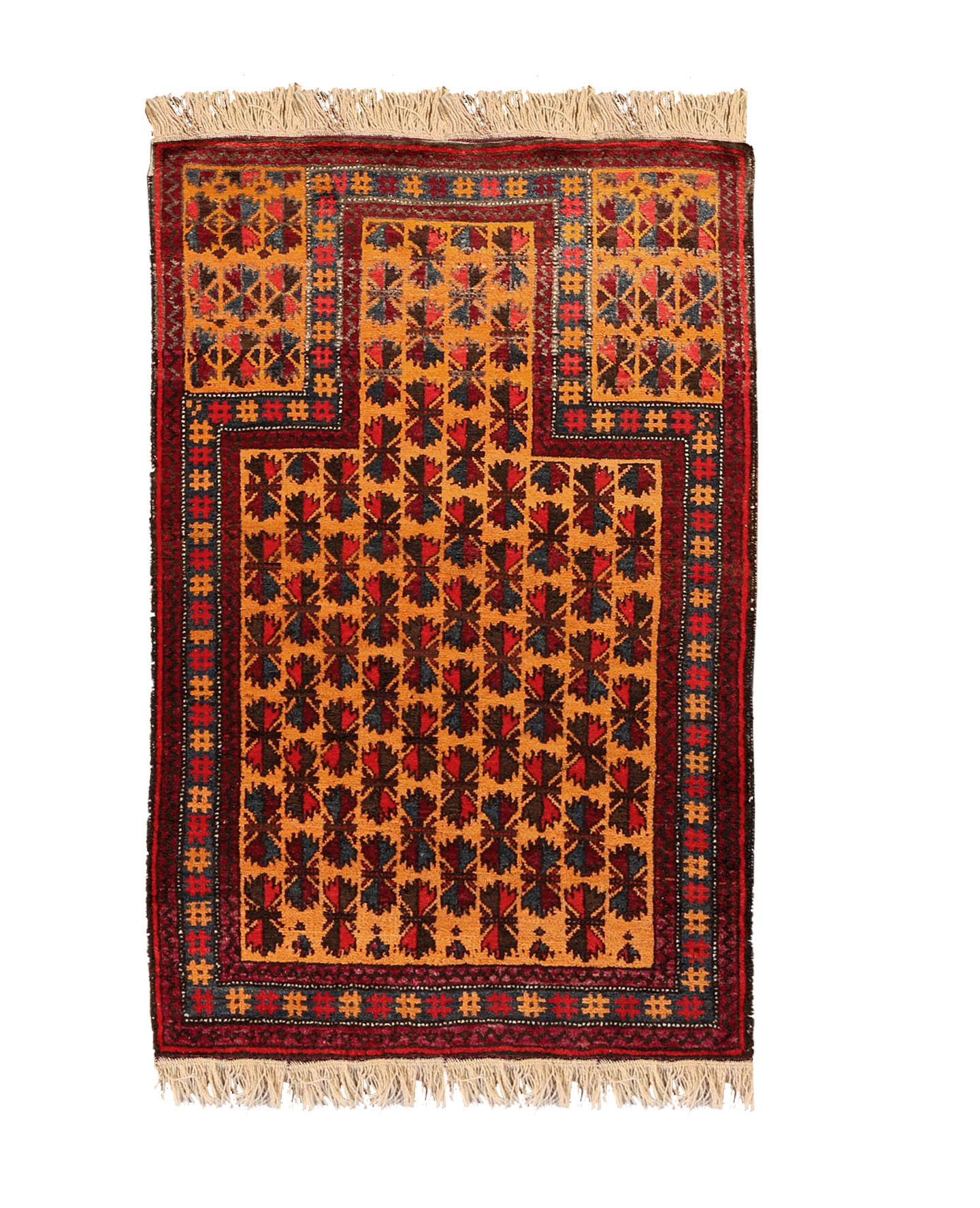 Antique Afghan Timor Belouch Prayer