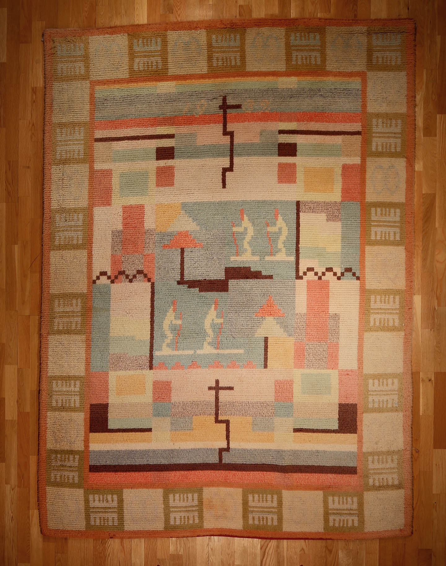 Antique Rya Rug