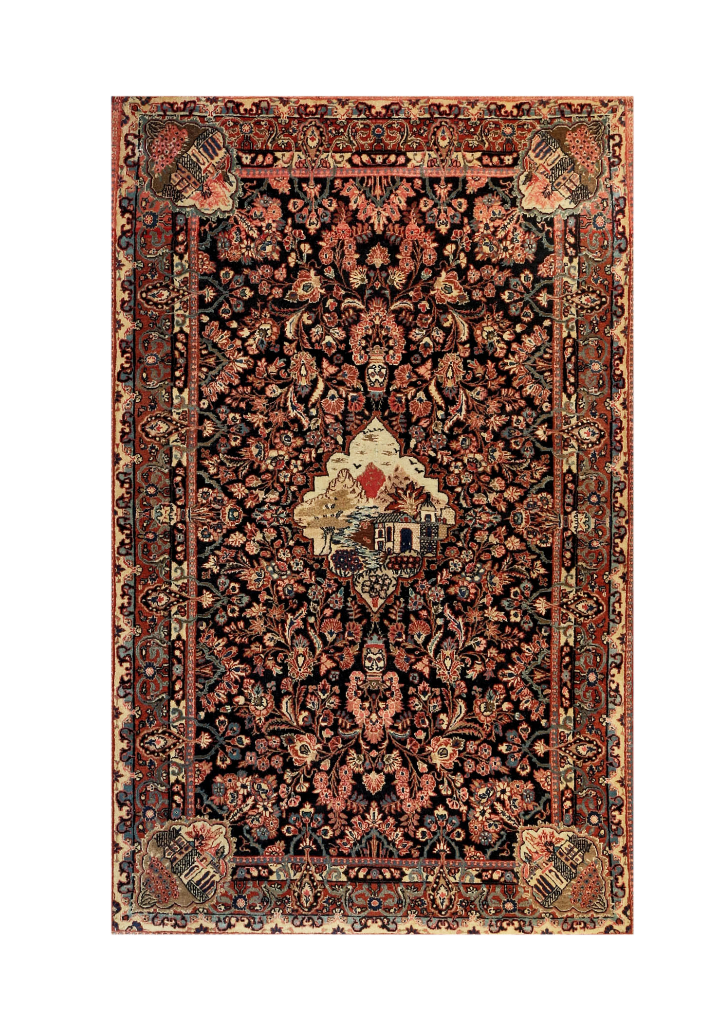 Antique Pictorial Bidjar