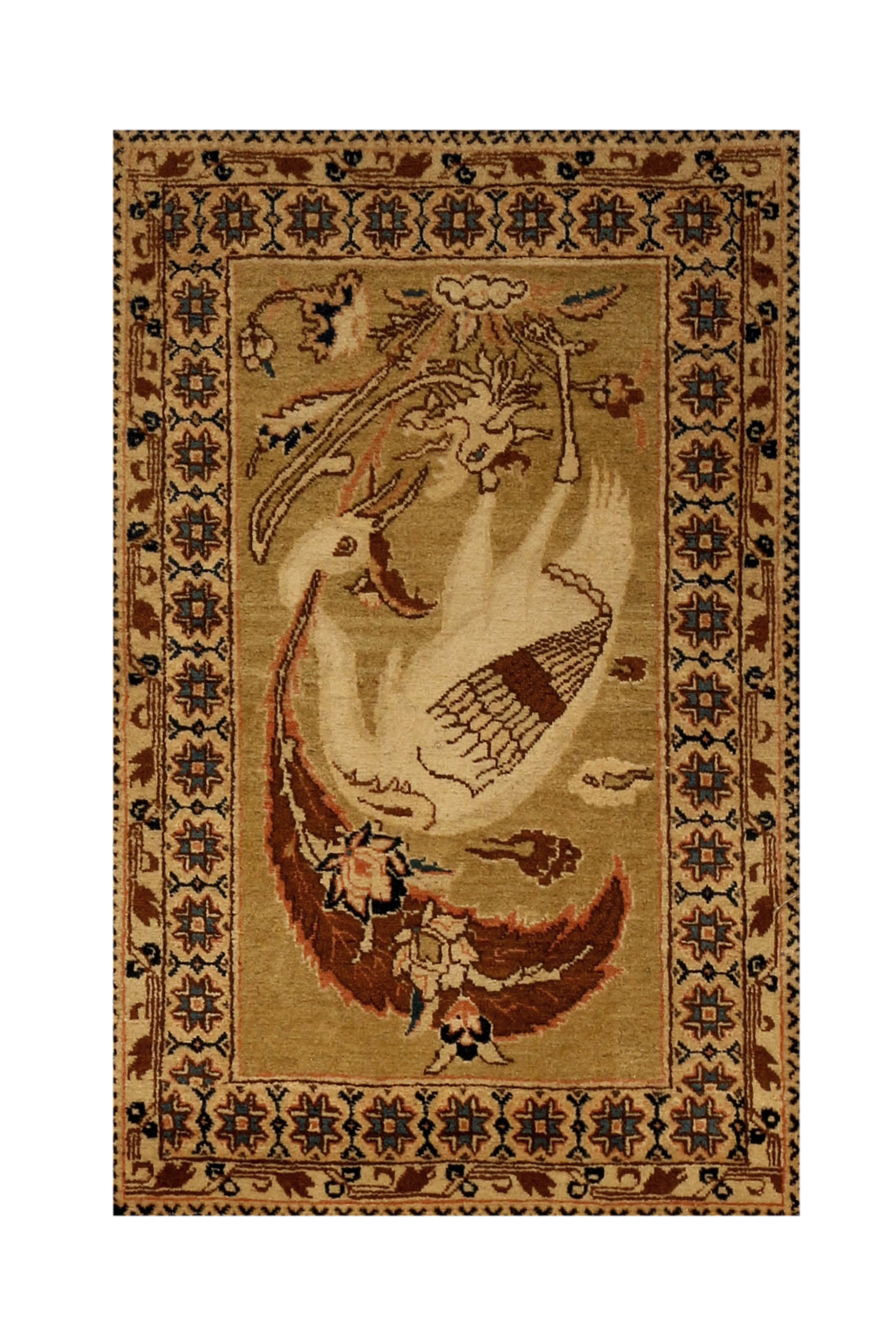 Vintage Pictorial Tabriz