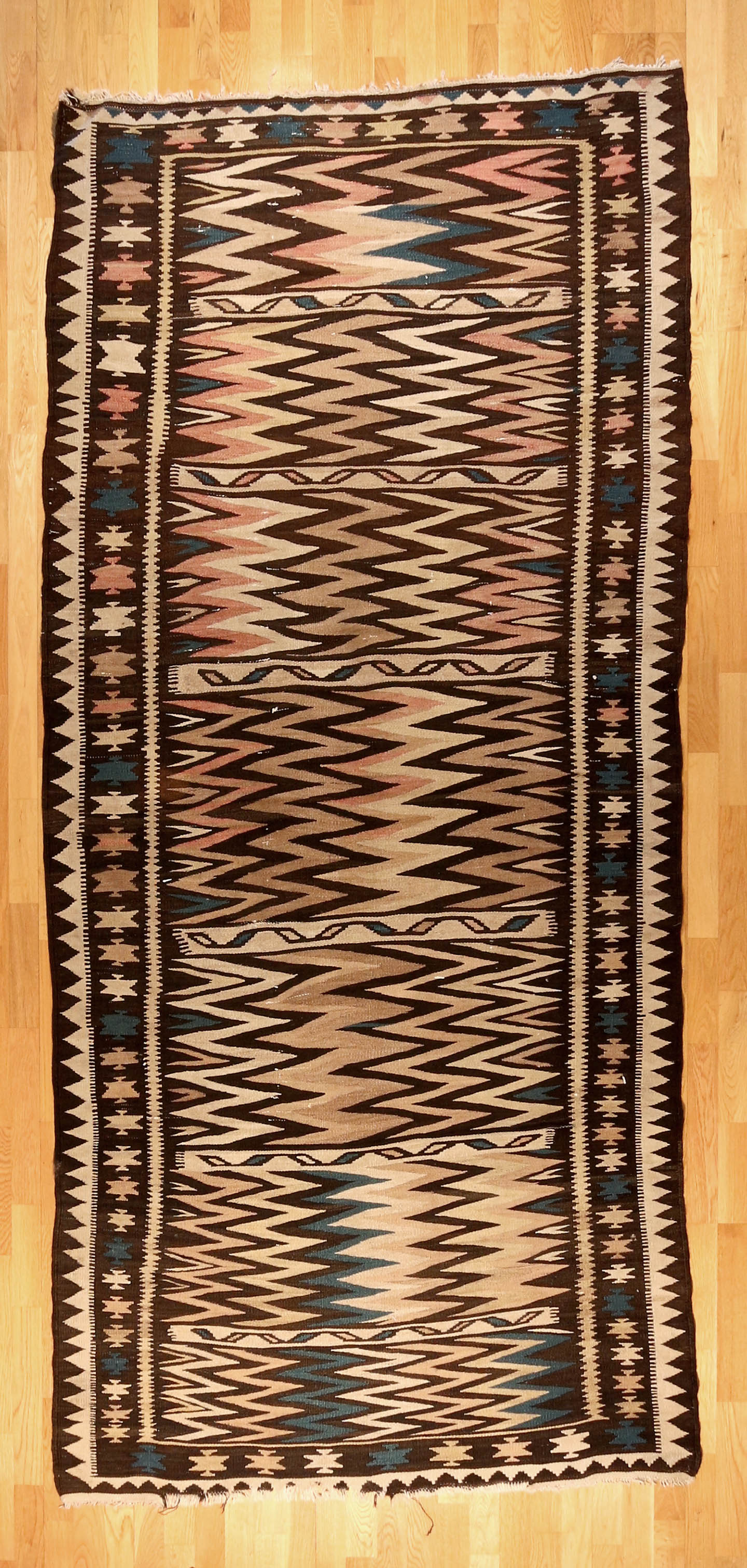 Vintage Tribal Kurdish Kilim