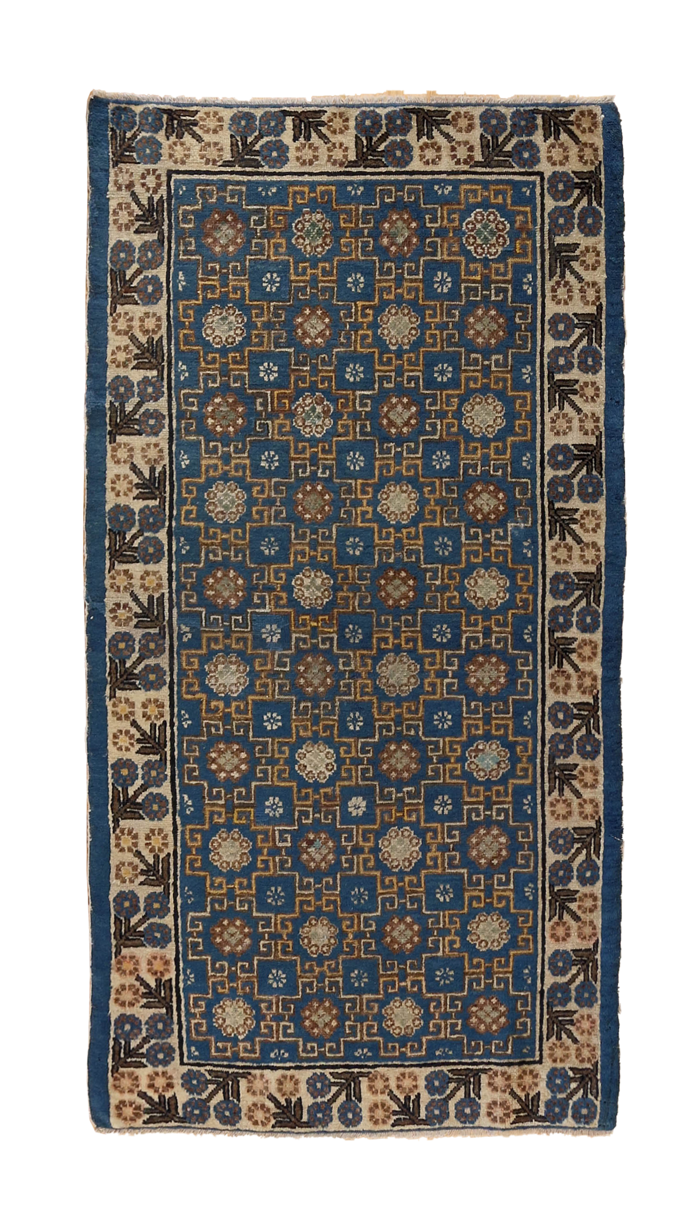 Antique Chinese Khotan Motief Design