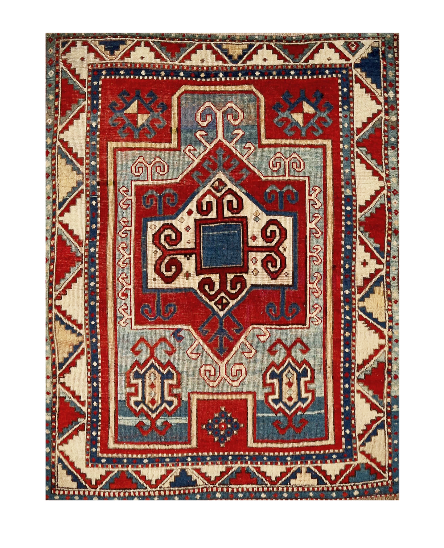 Antique Fachrolo Kazak Prayer
