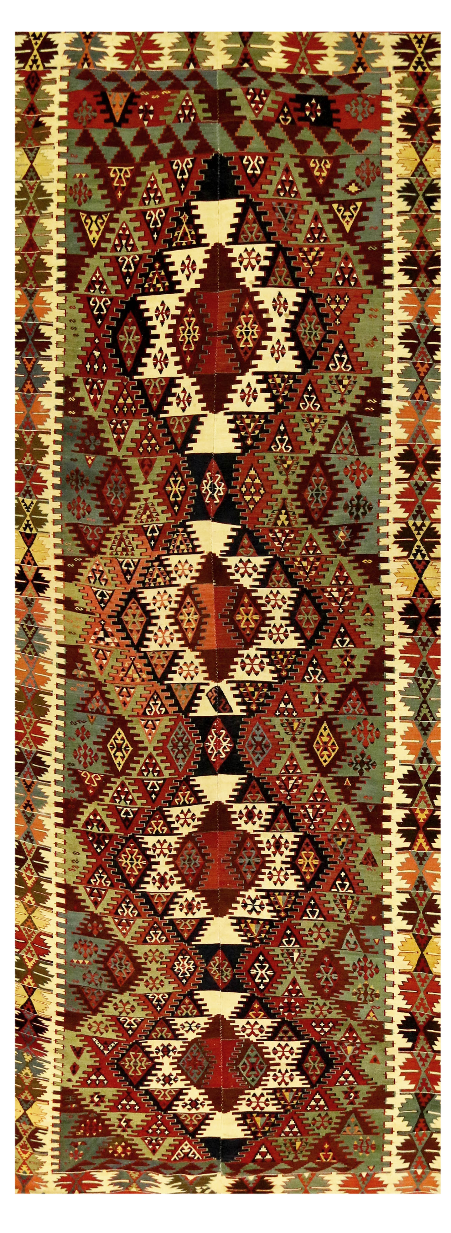 Antique Split Loom Kilim