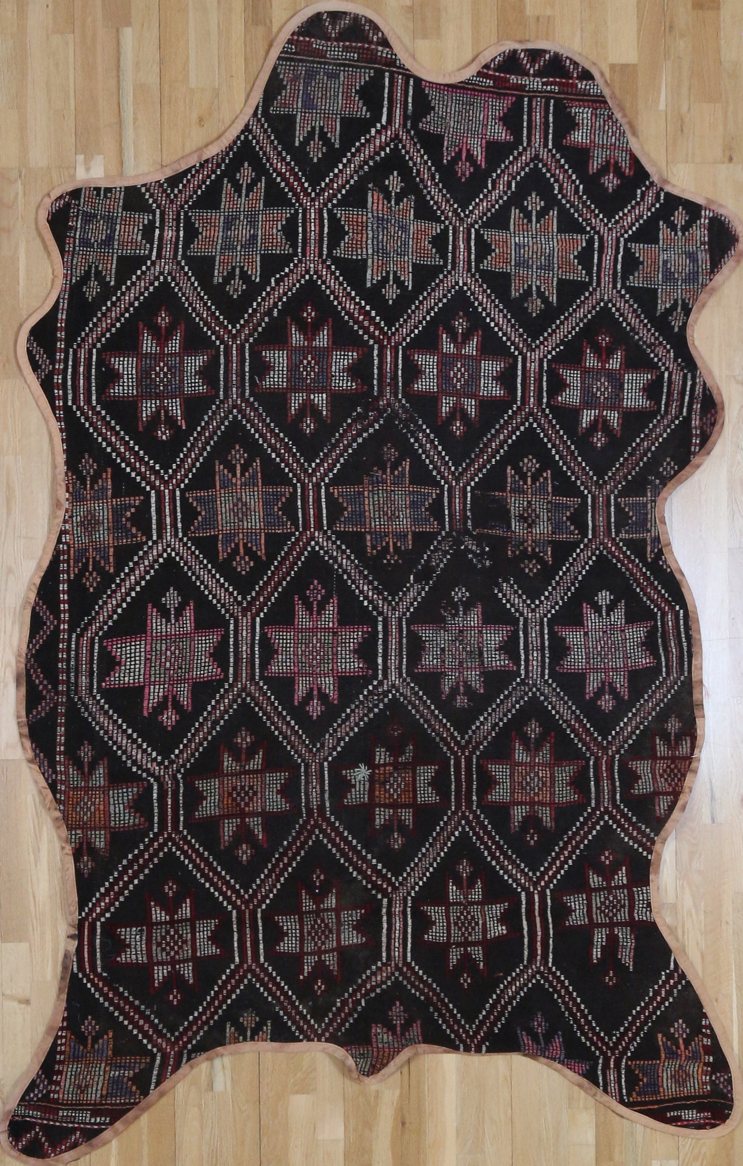 Vintage One of a Kind Animal Shaped Anatolian Kilim