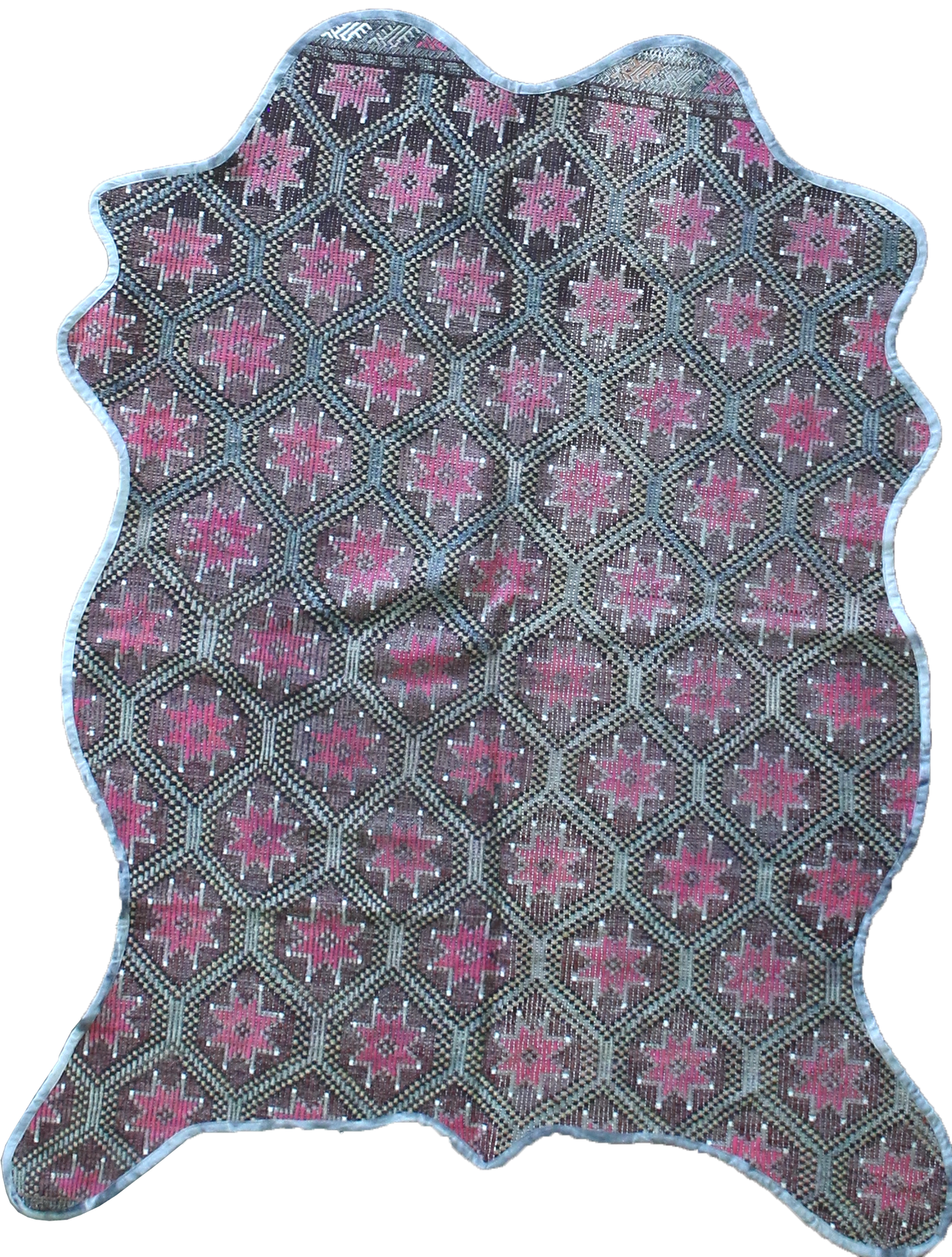 Vintage One of a Kind Animal Shaped Anatolian Kilim