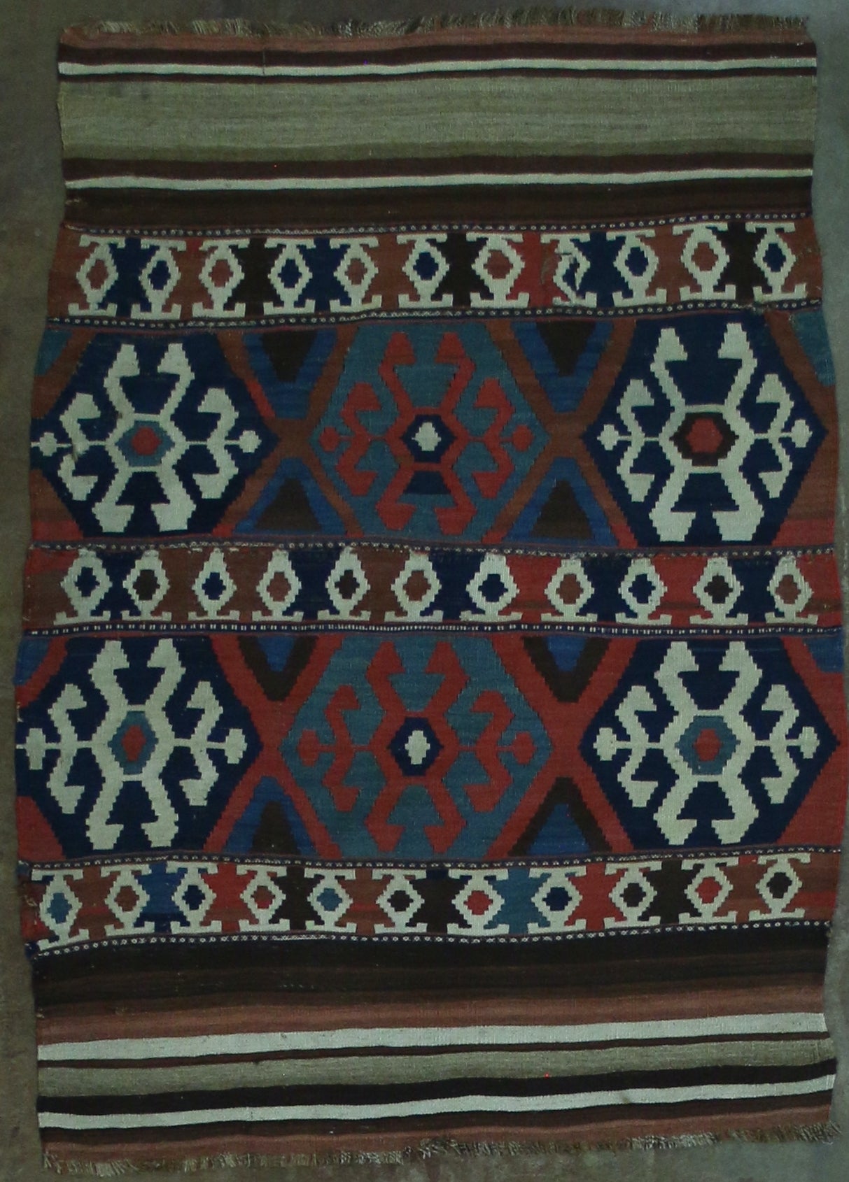 Antique Caucasian Kilim