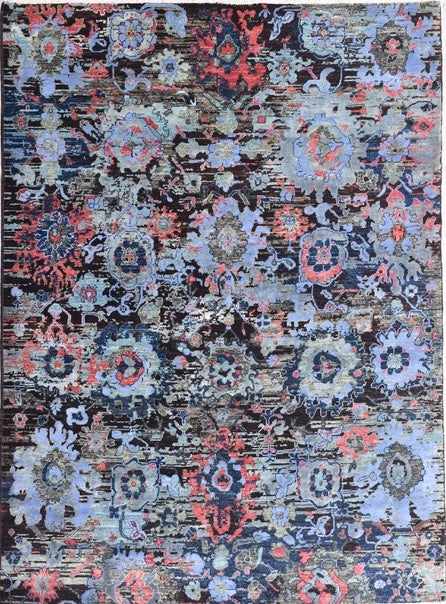 Modern Design Silk and Wool