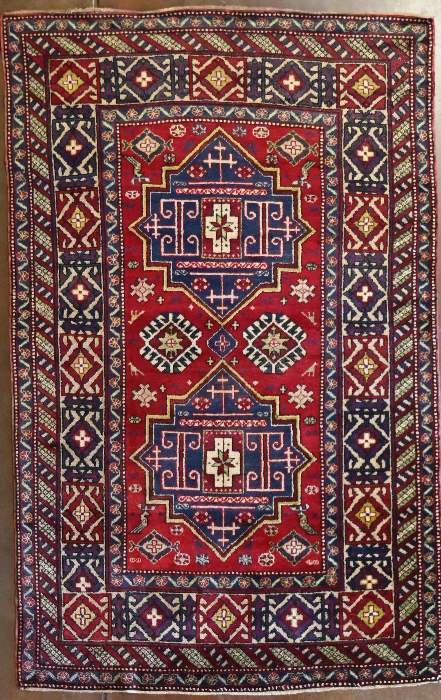 Vintage Star Kazak Design