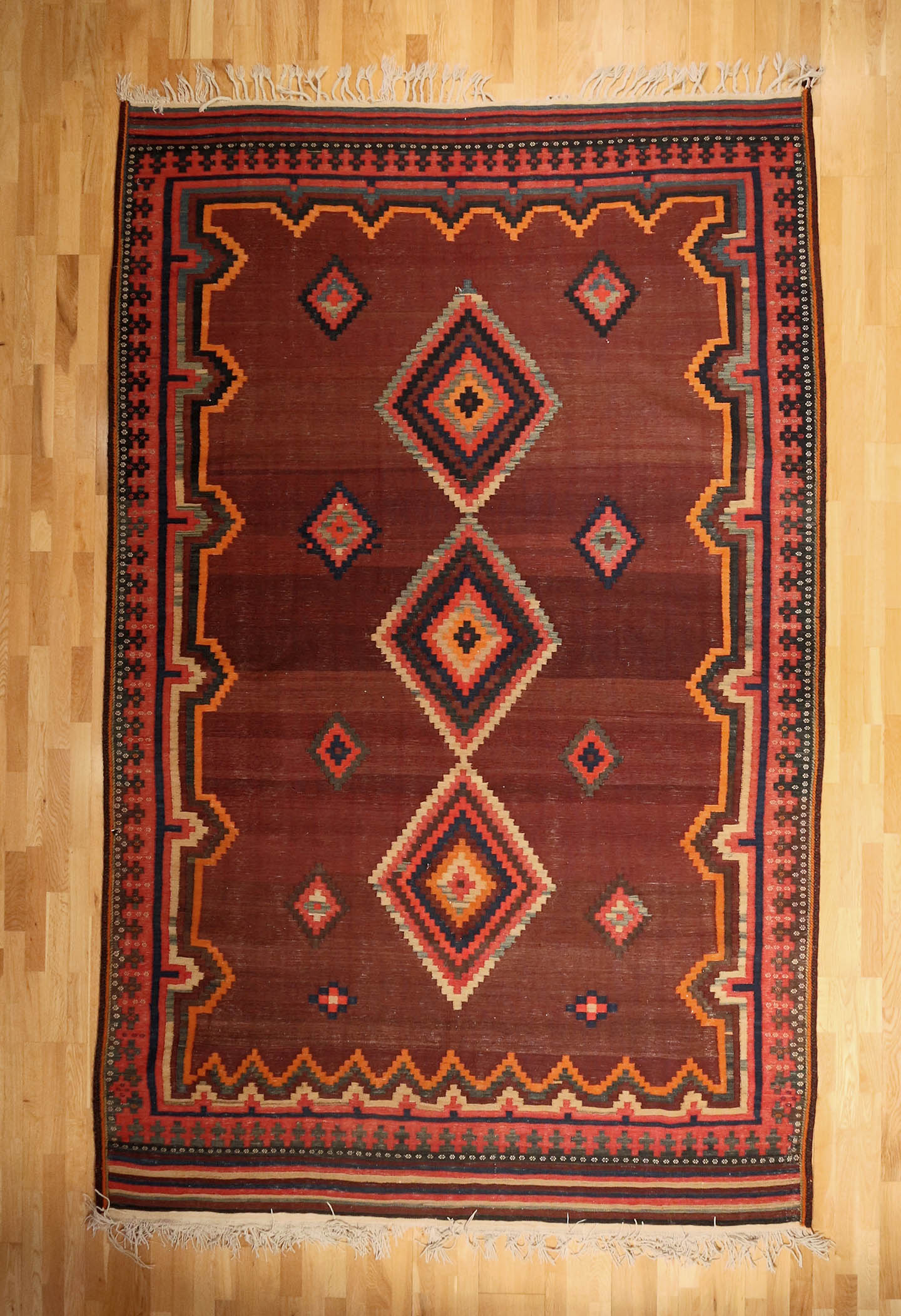Vintage Tribal South Persian Kilims