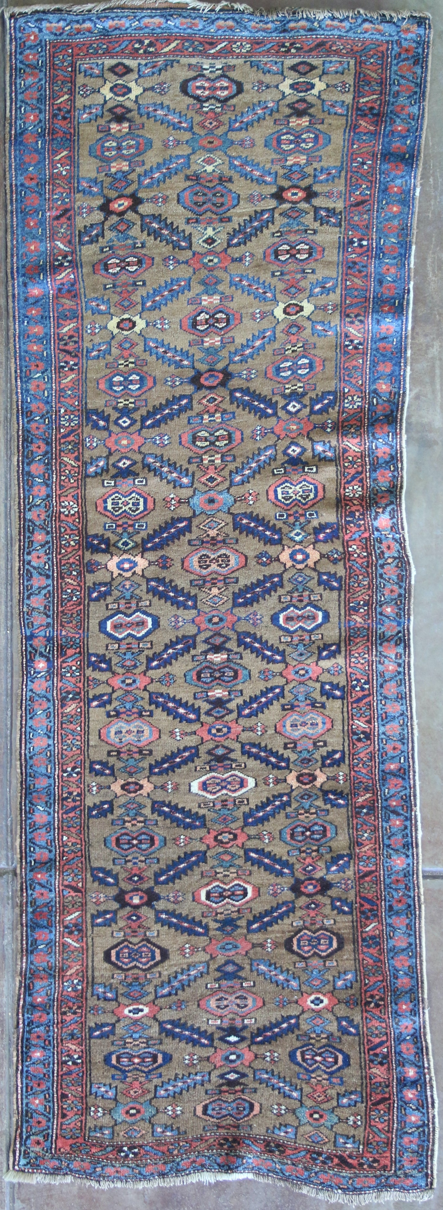 Antique Camel Hair Kurd Bidjar