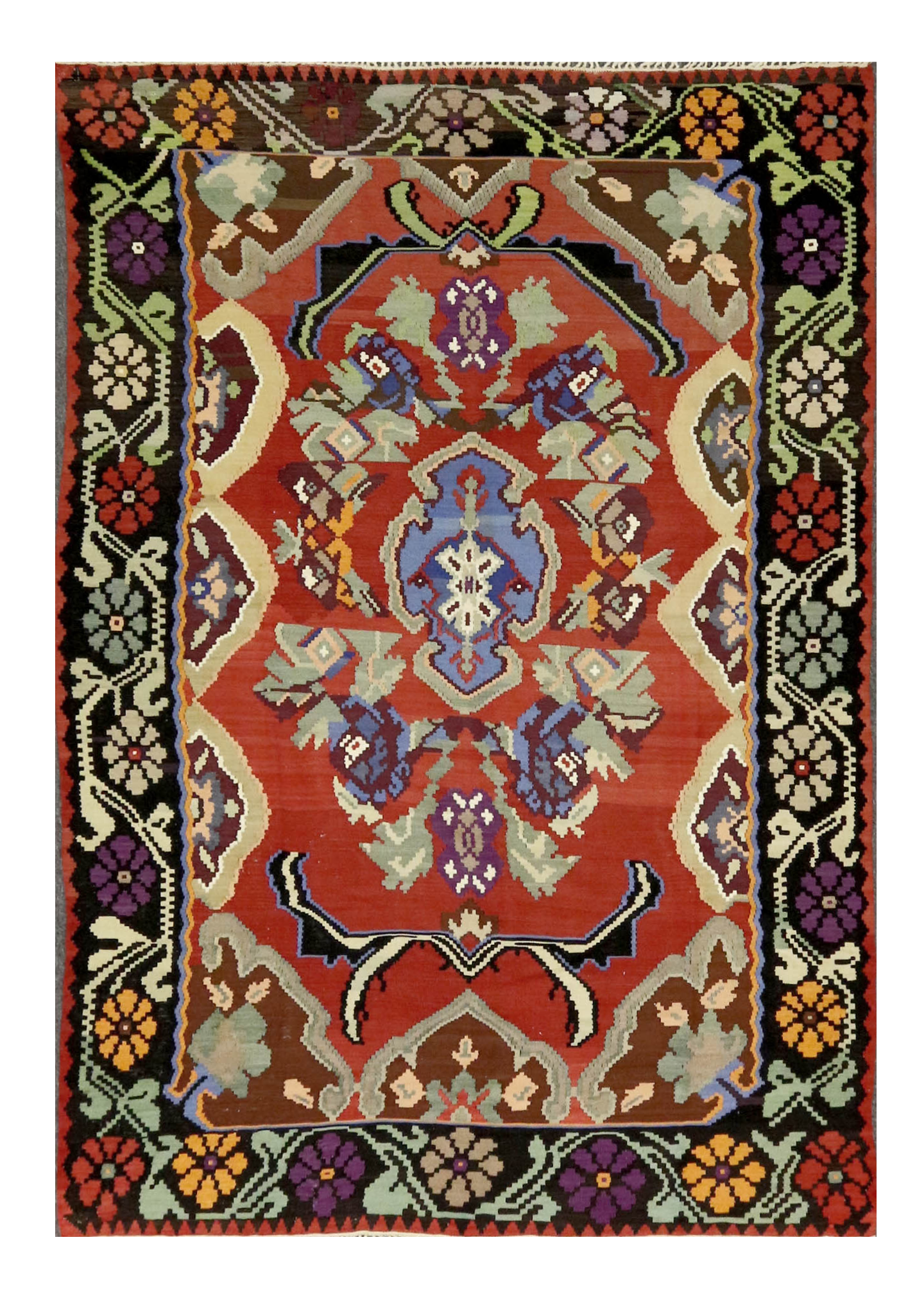 Vintage Bessarabian Kilim