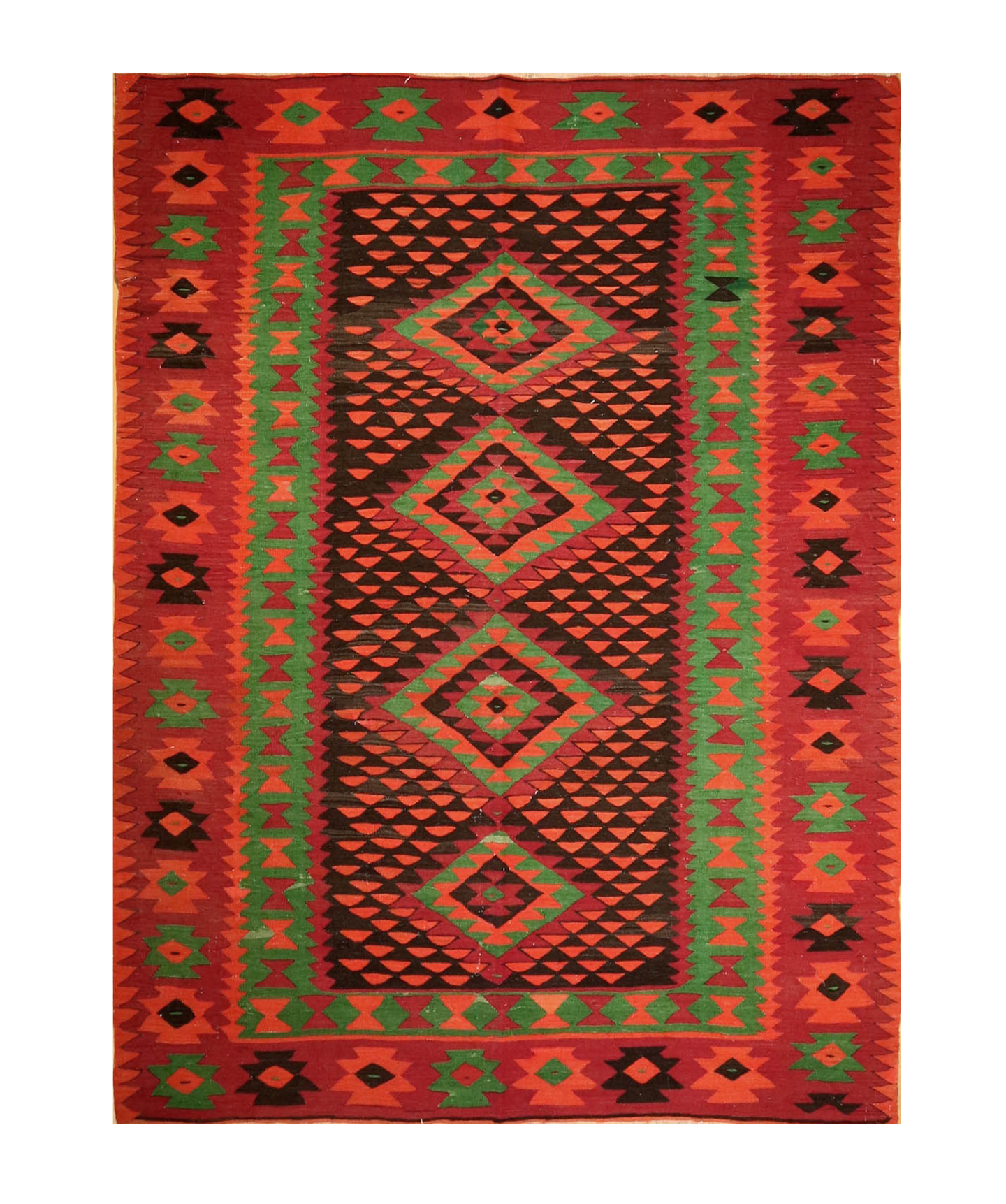 Vintage Bulgarian Kilim