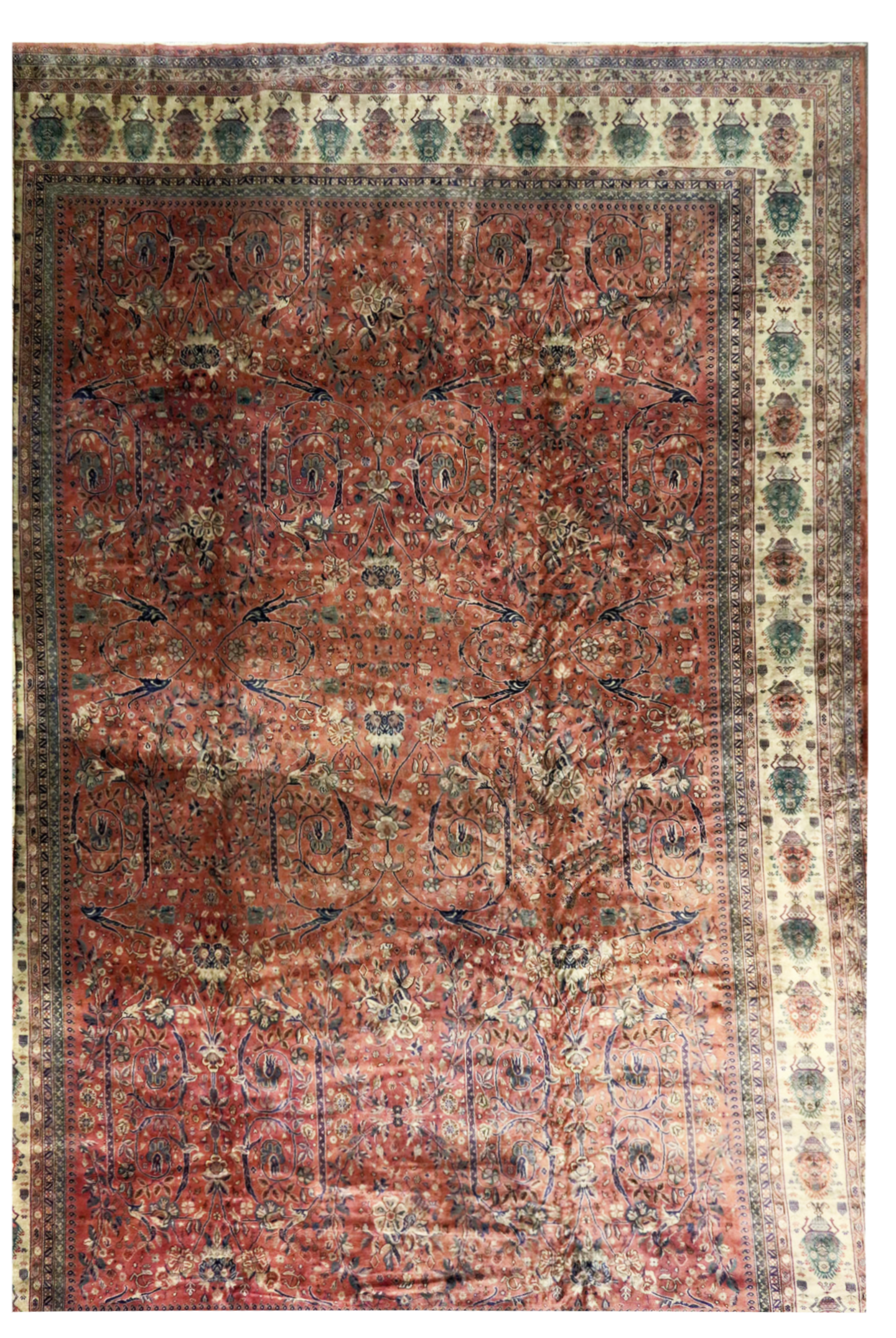 Rare Antique Kandahar Palace Rug