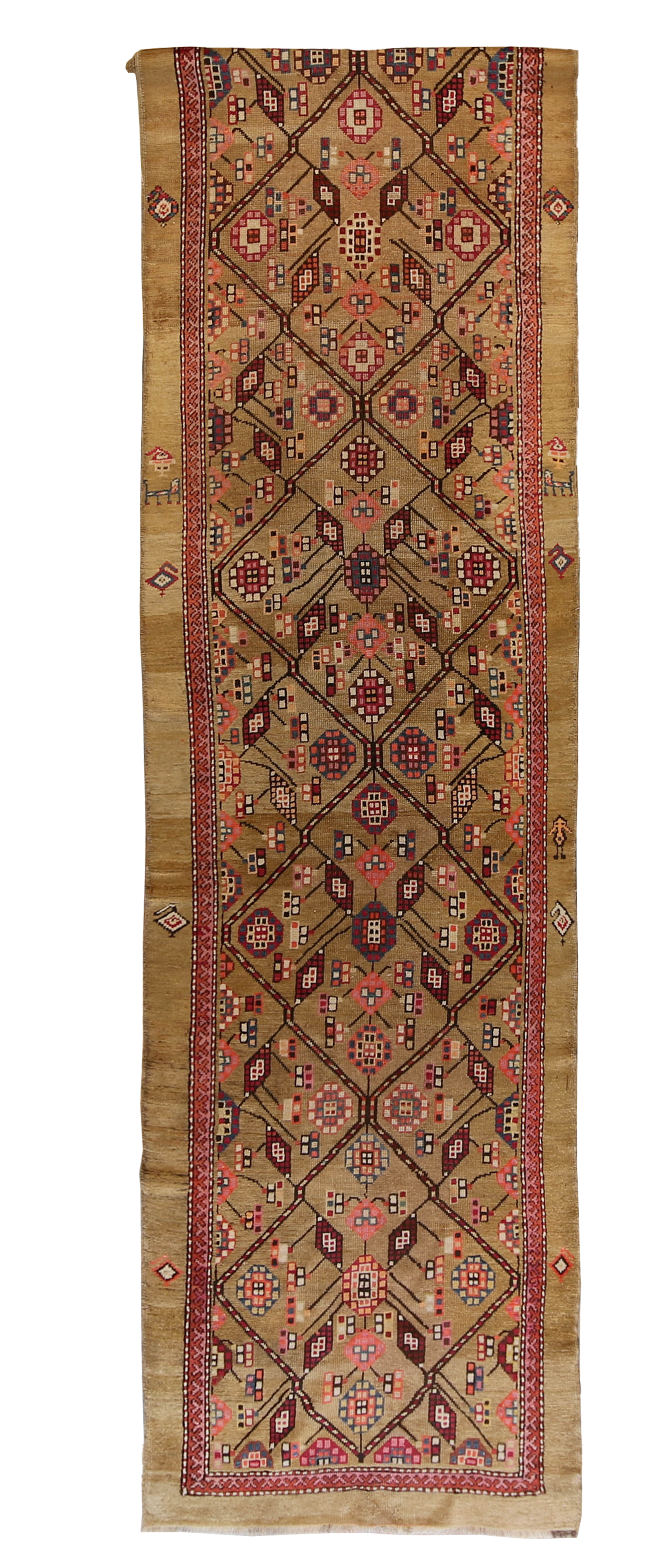 Antique Camel Hair Sarab Bakshaish Design