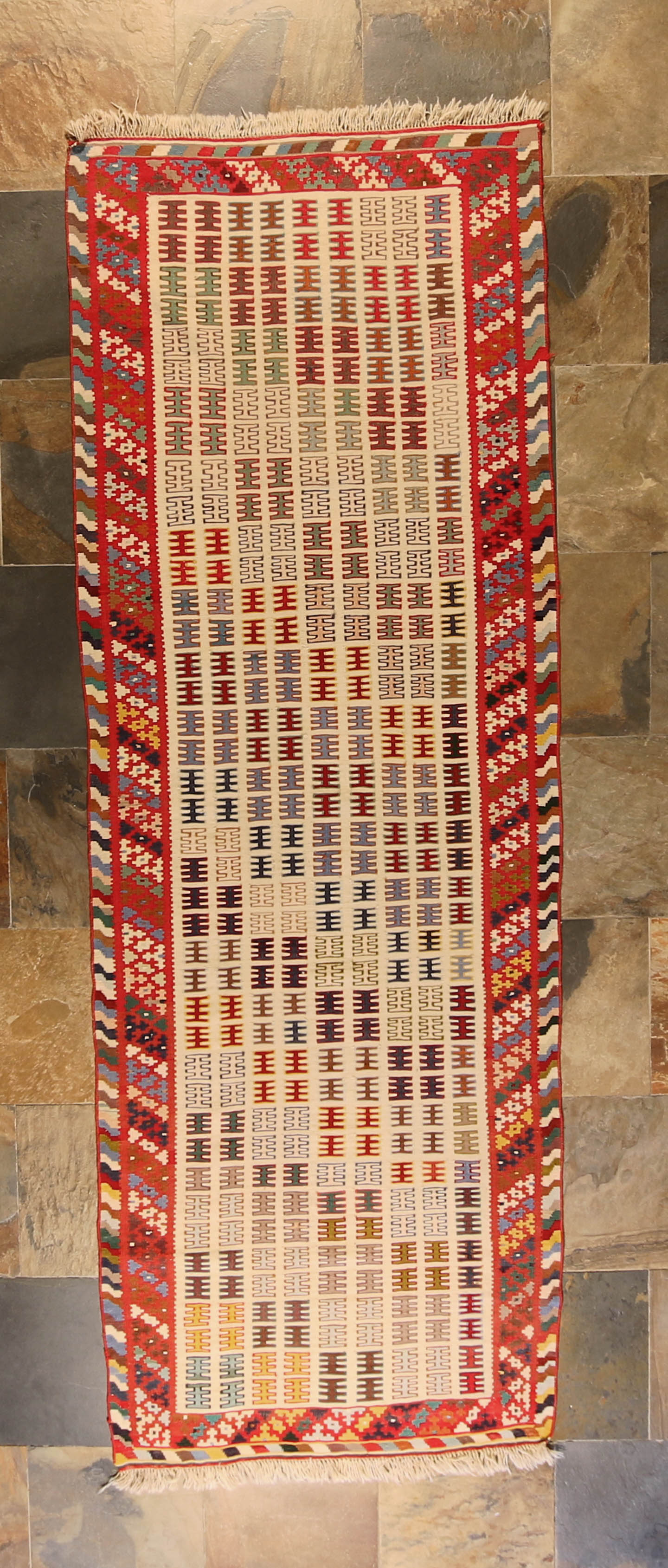 Antique Kashgai Kilim