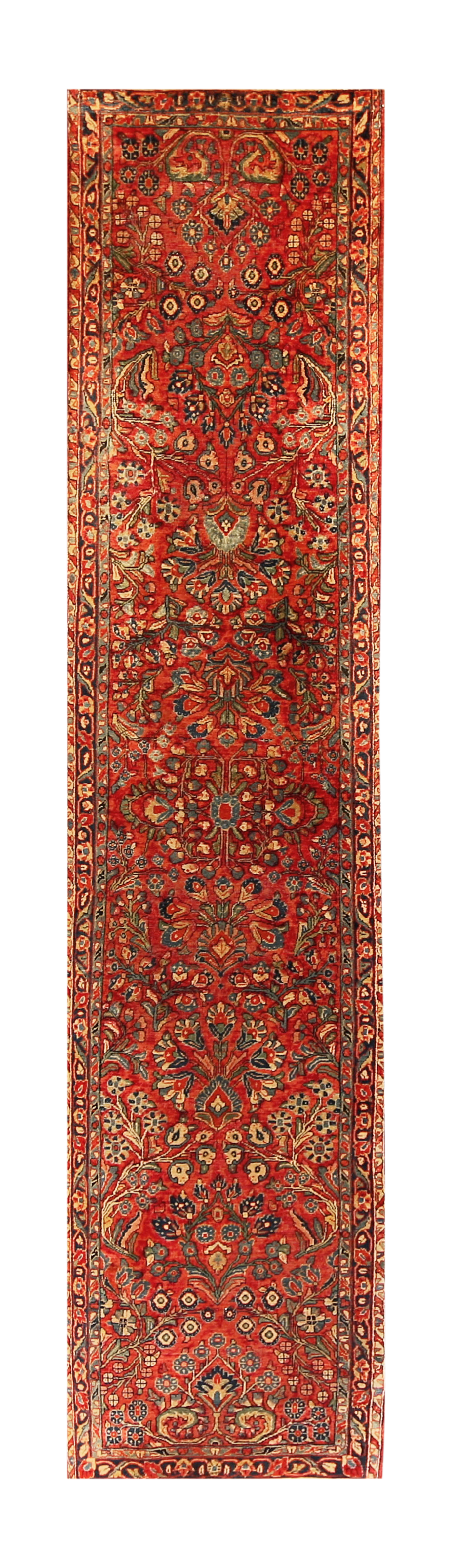 Antique Sarouk Runner