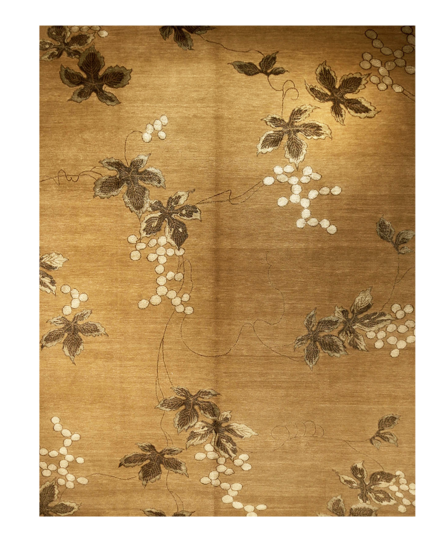 Lapchi Silk & Wool Grape Design