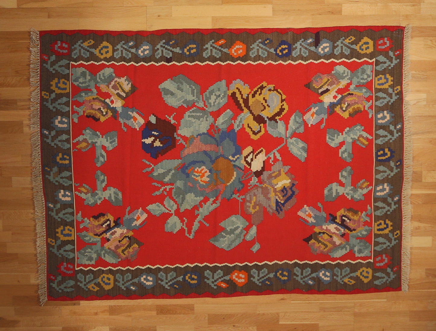 Vintage Bessarabian Kilim