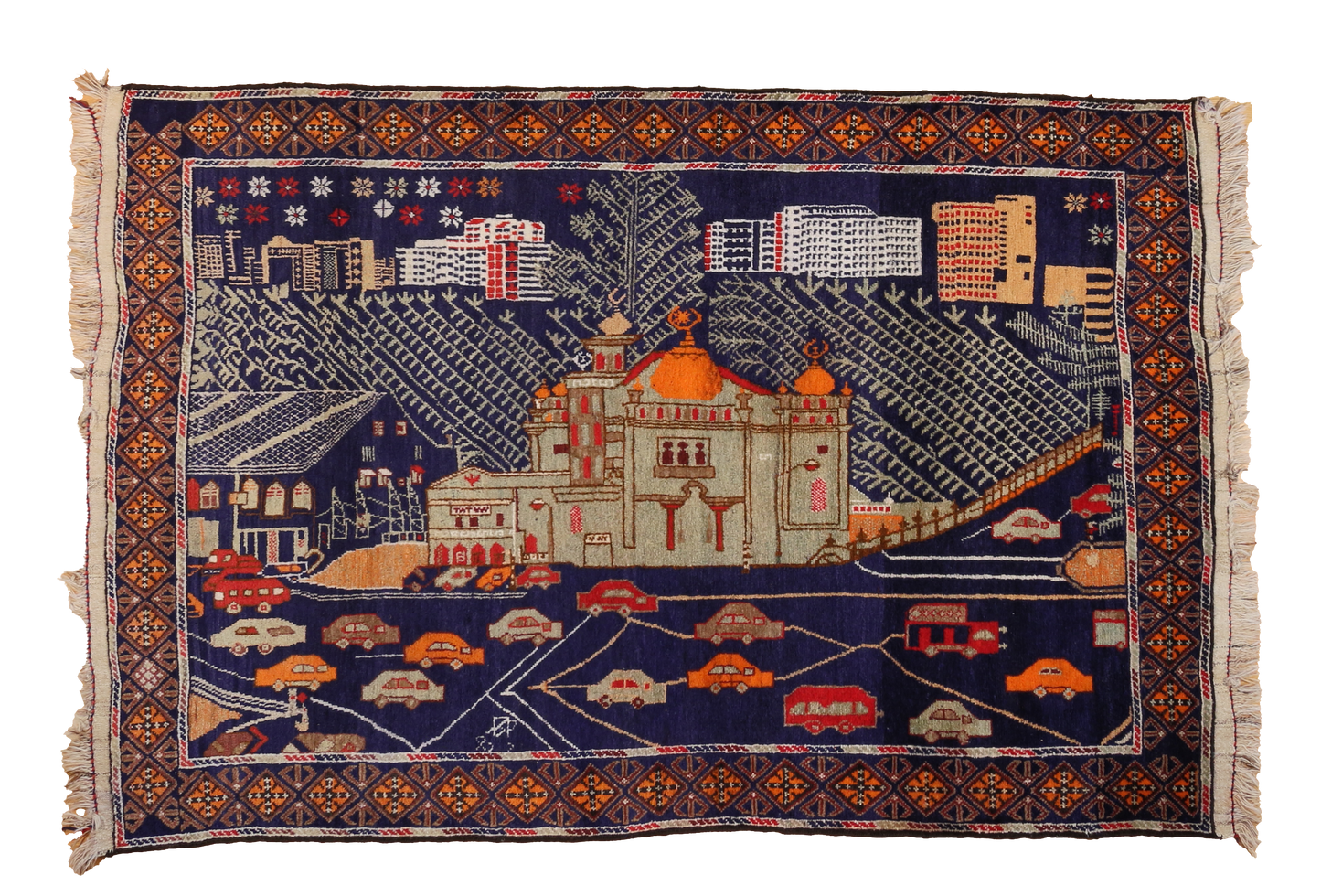 Vintage Pictoral Afghan Belouch