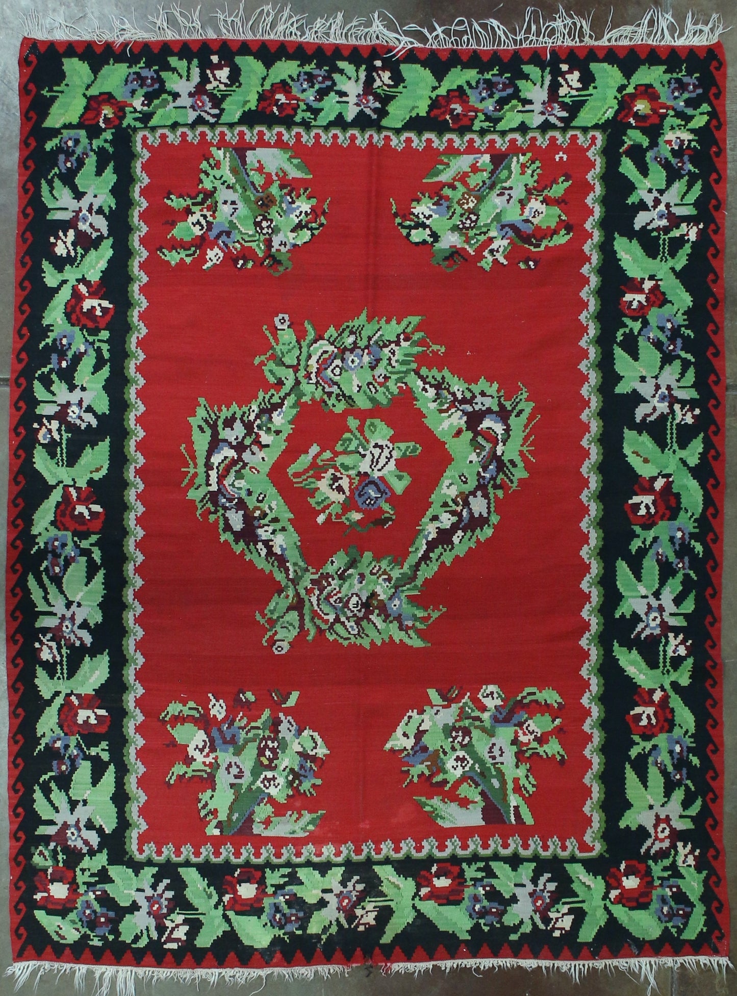 Vintage Bessarabian Kilim