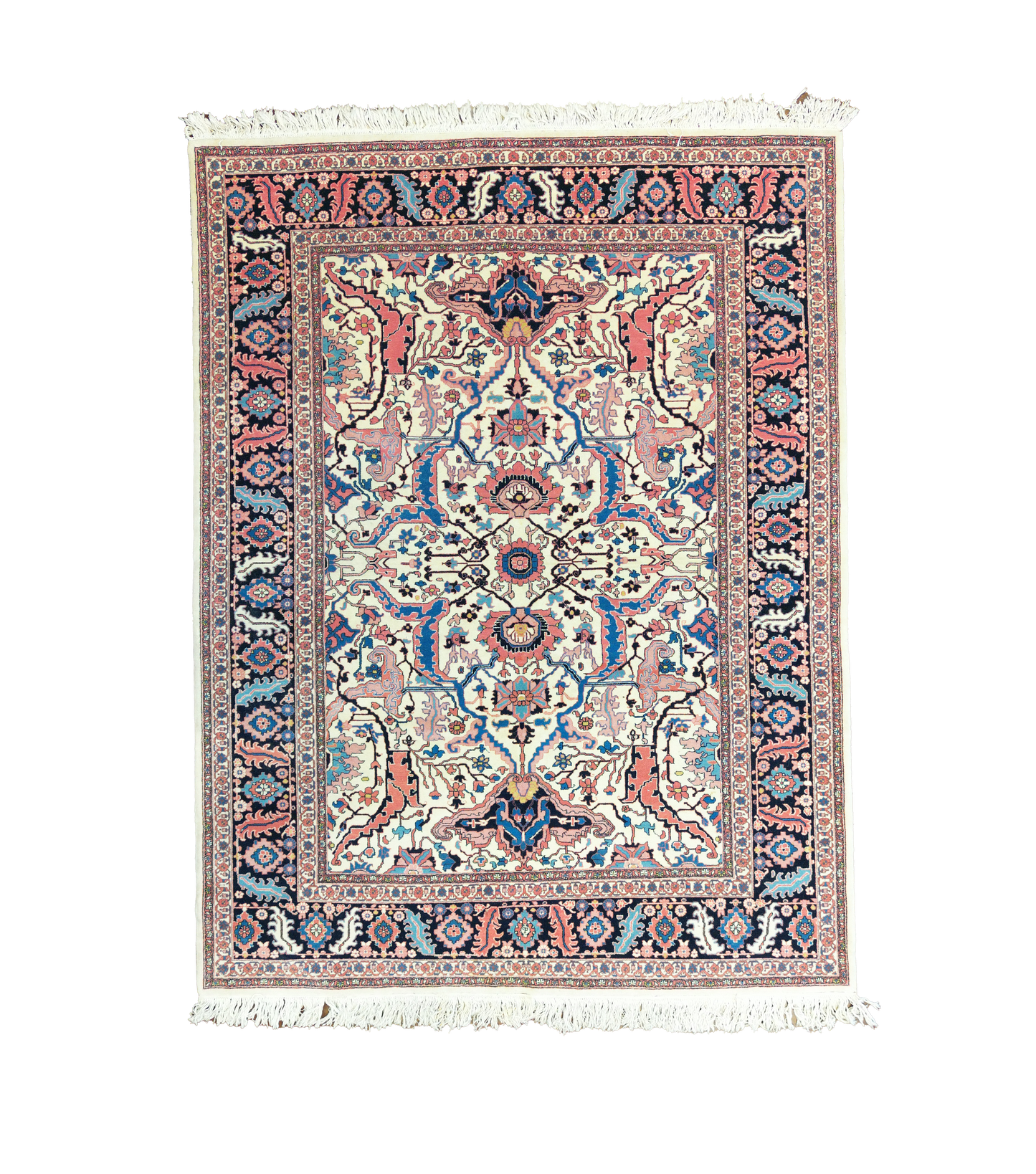 Vintage Heriz Design Kashan