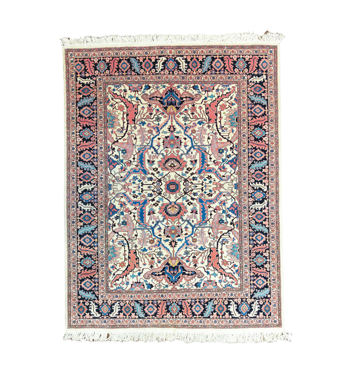 Vintage Heriz Design Kashan