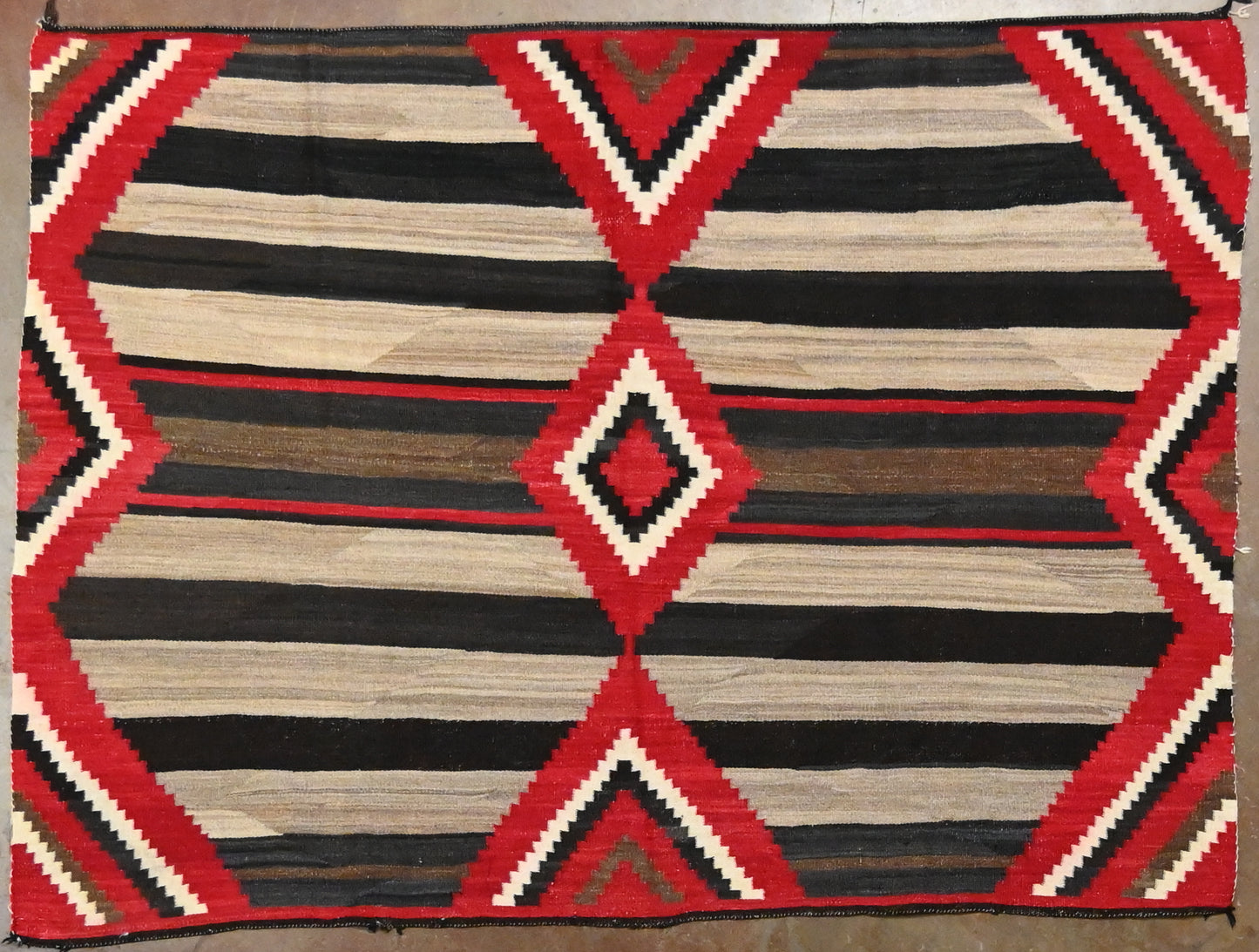 Antique Navajo 3rd Phase Chiefs Blanket