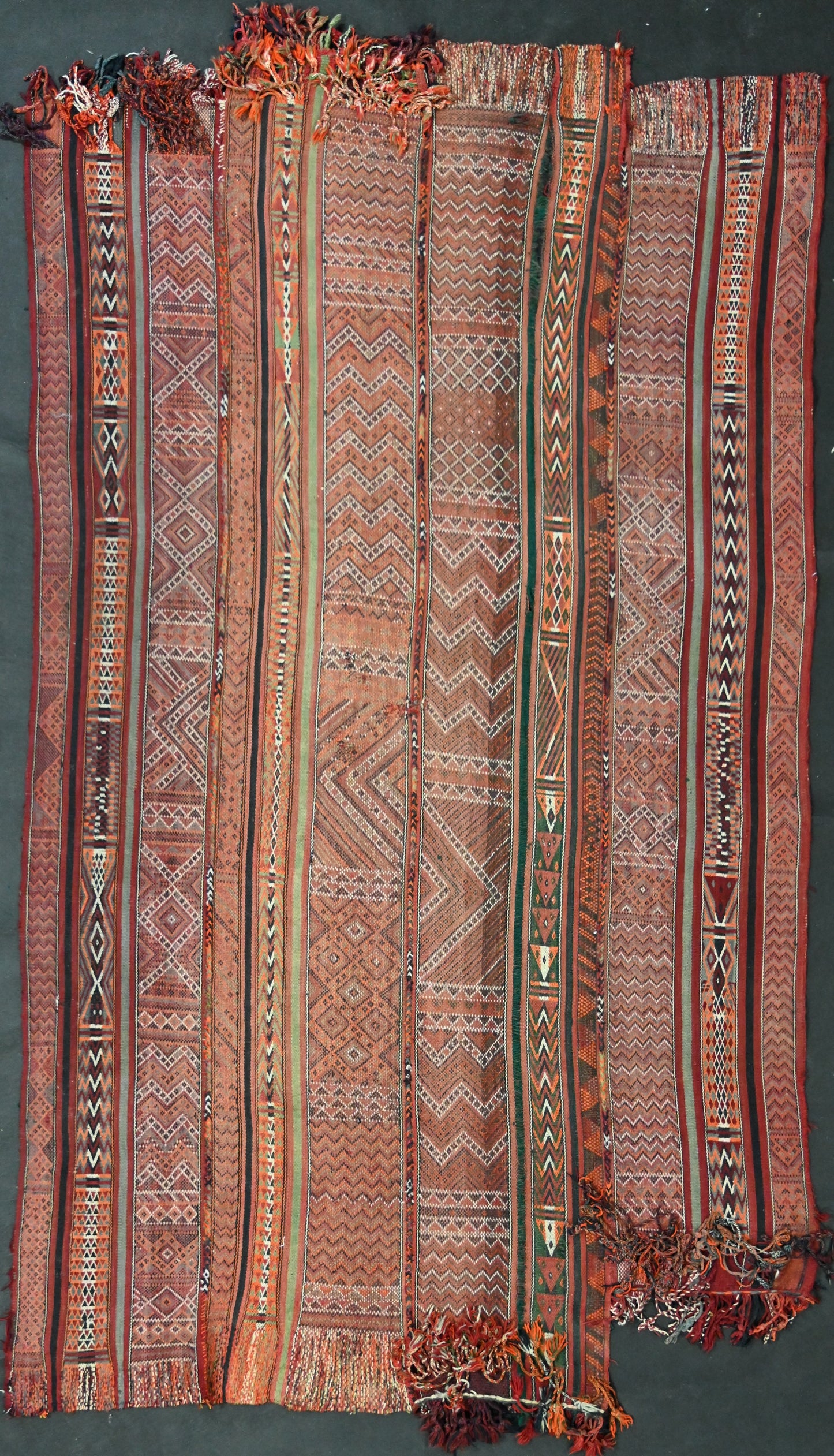 Vinage Turkoman Tent Band Kilim