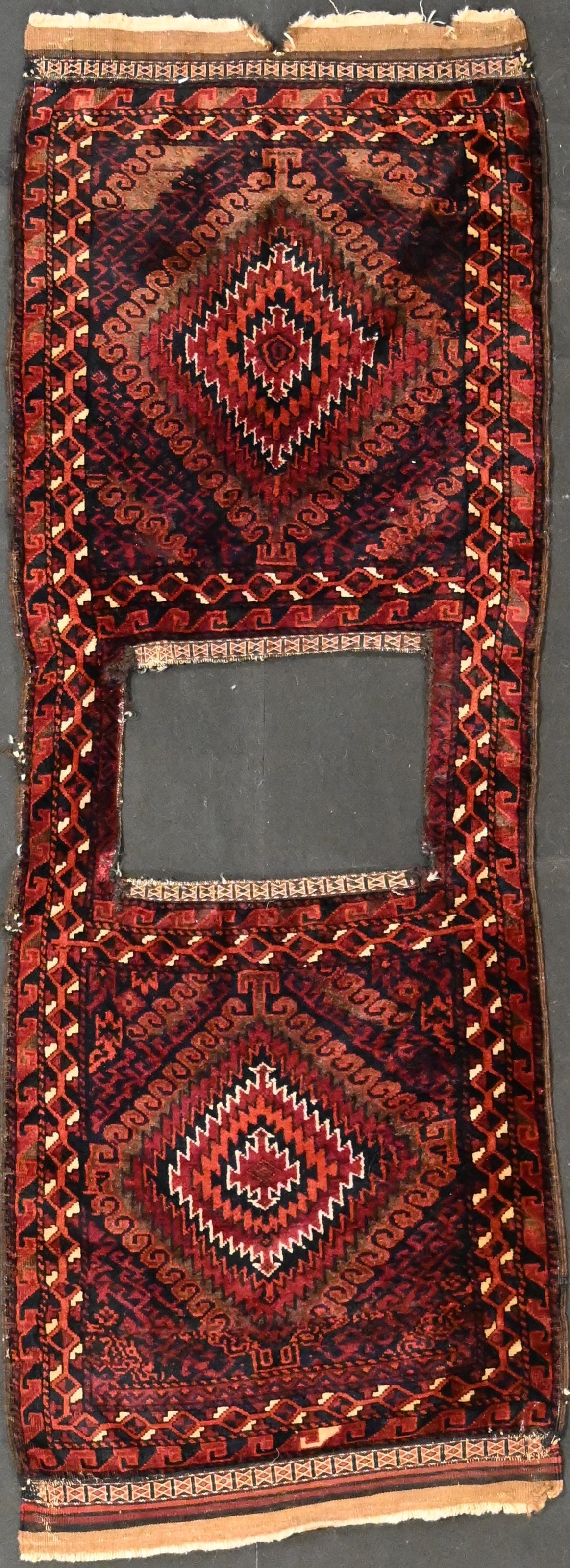 Antique Belouch Double Saddle Bag