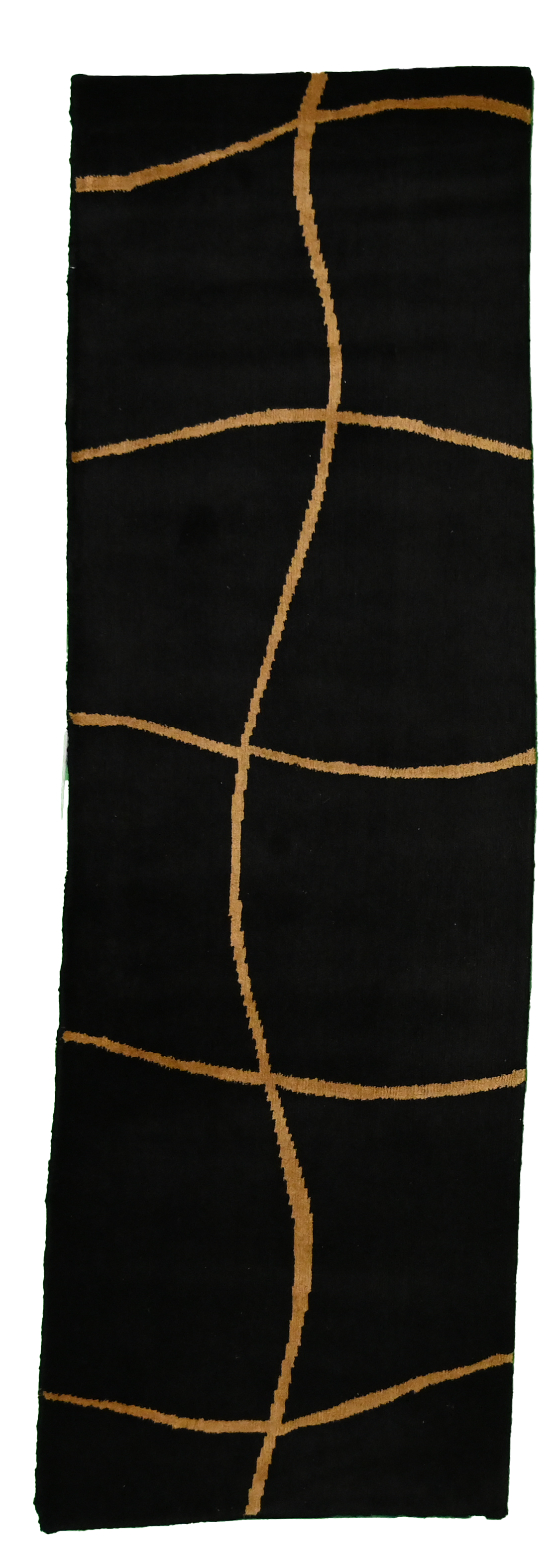 Modern Tibetan Silk and Wool Runner