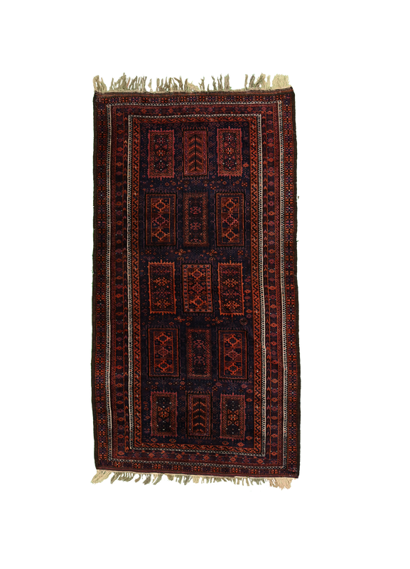 Unusual Antique Afghan Belouch