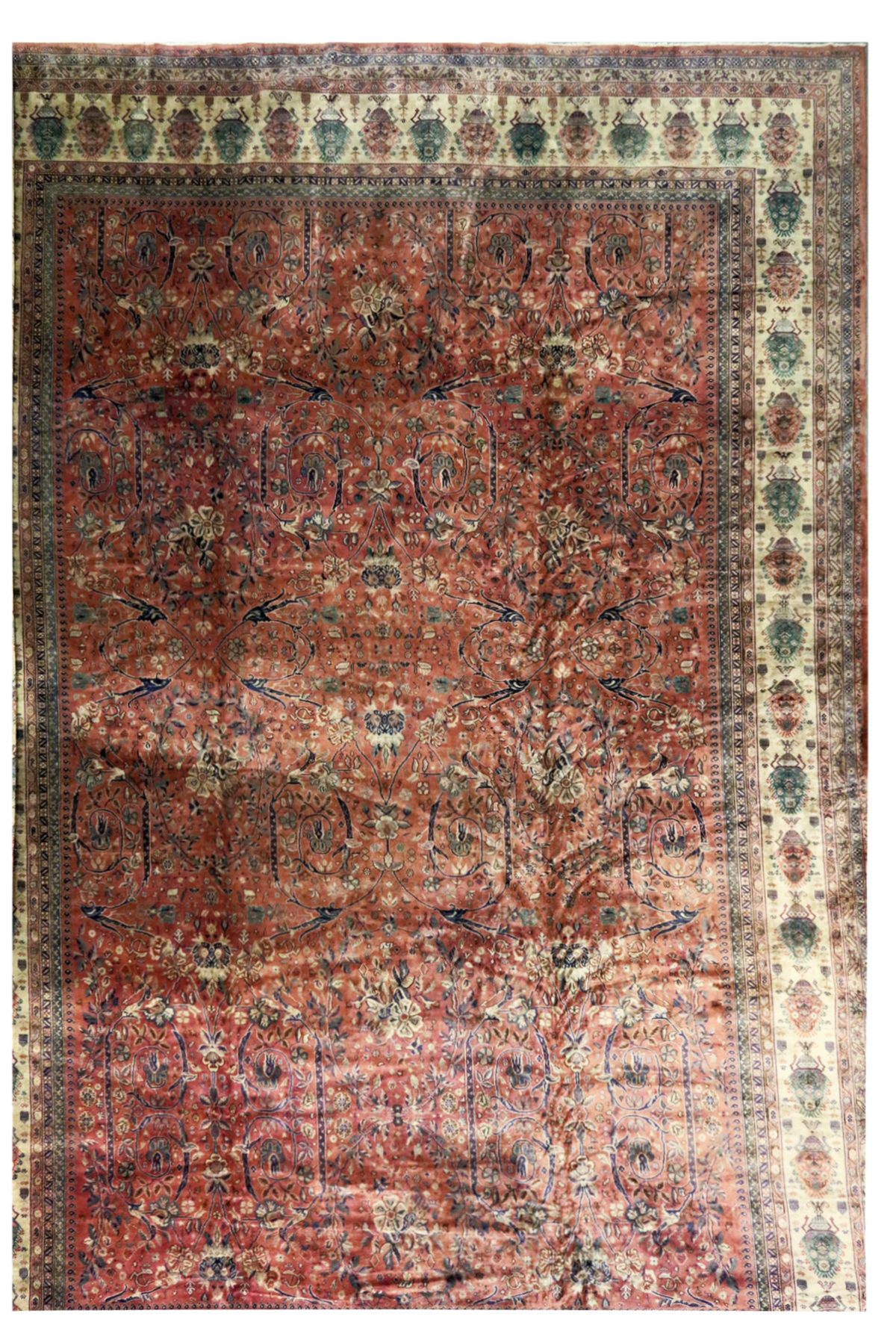 Rare Antique Kandahar Palace Rug