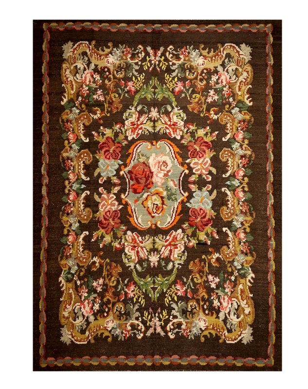 Vintage Moldovian Kilim