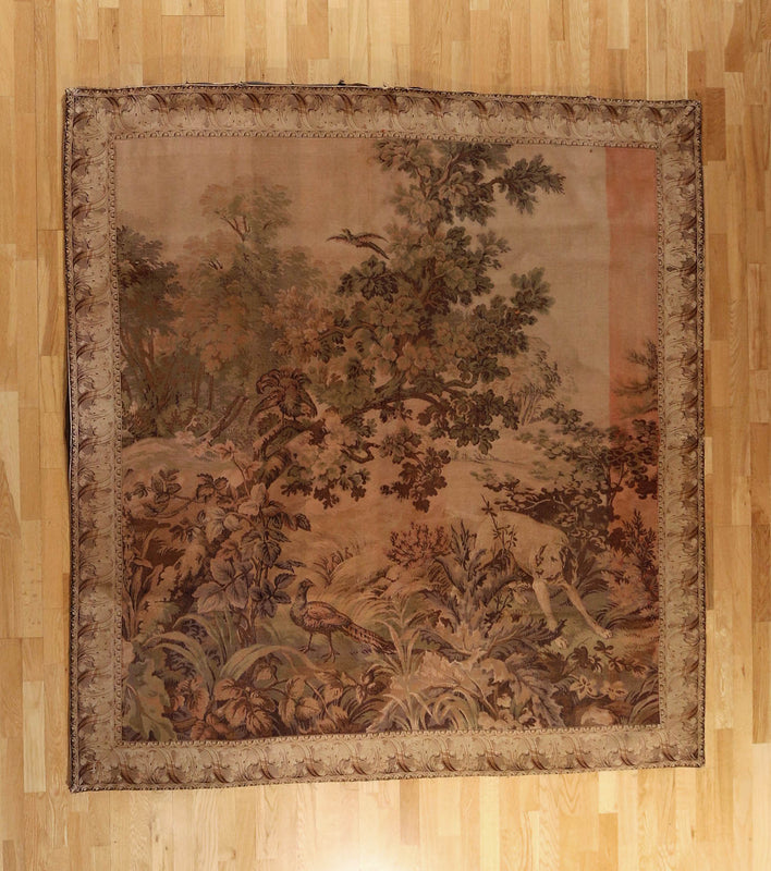 Antique Belgium Tapestry