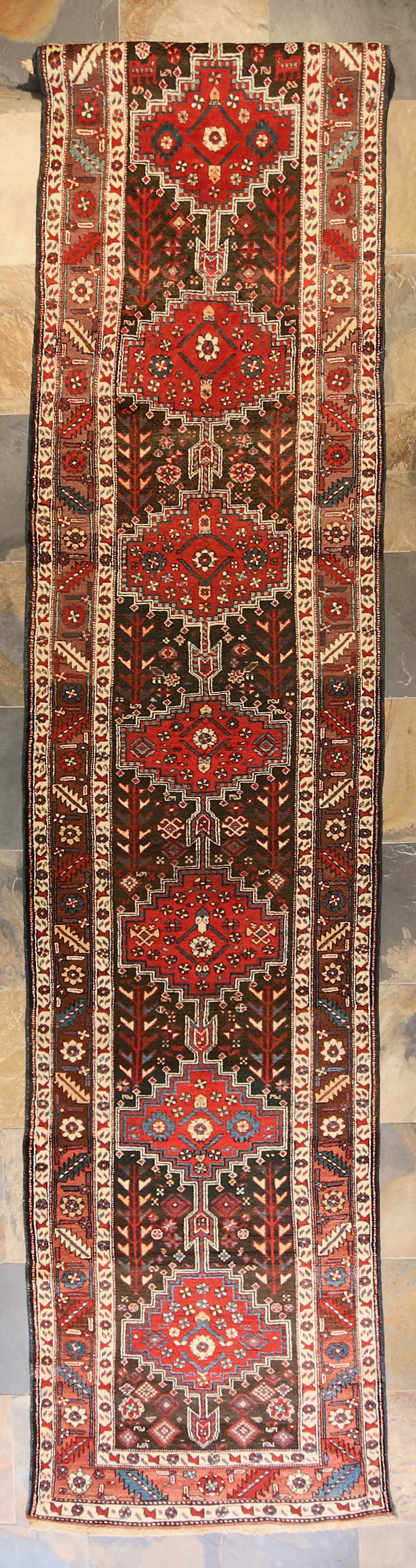 Perfect Antique Armenian Karabagh Runner