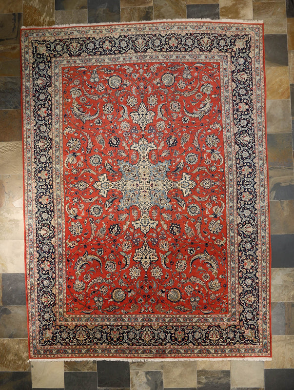 Antique Signed Kashan
