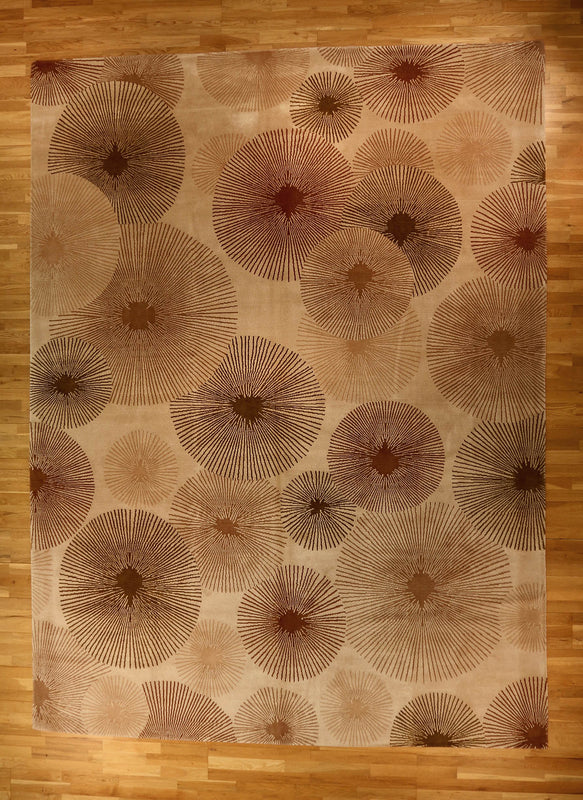 SIlk & Wool Dandelion Design