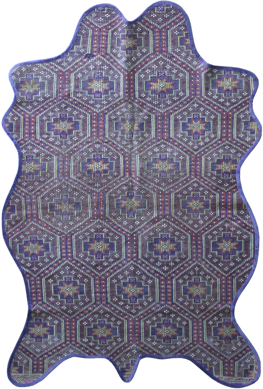 Vintage One of a Kind Animal Shaped Anatolian Kilim