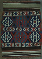 Antique Caucasian Kilim