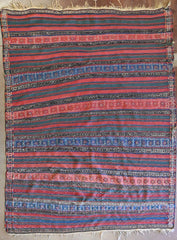Antique Caucasian Verna Kilim