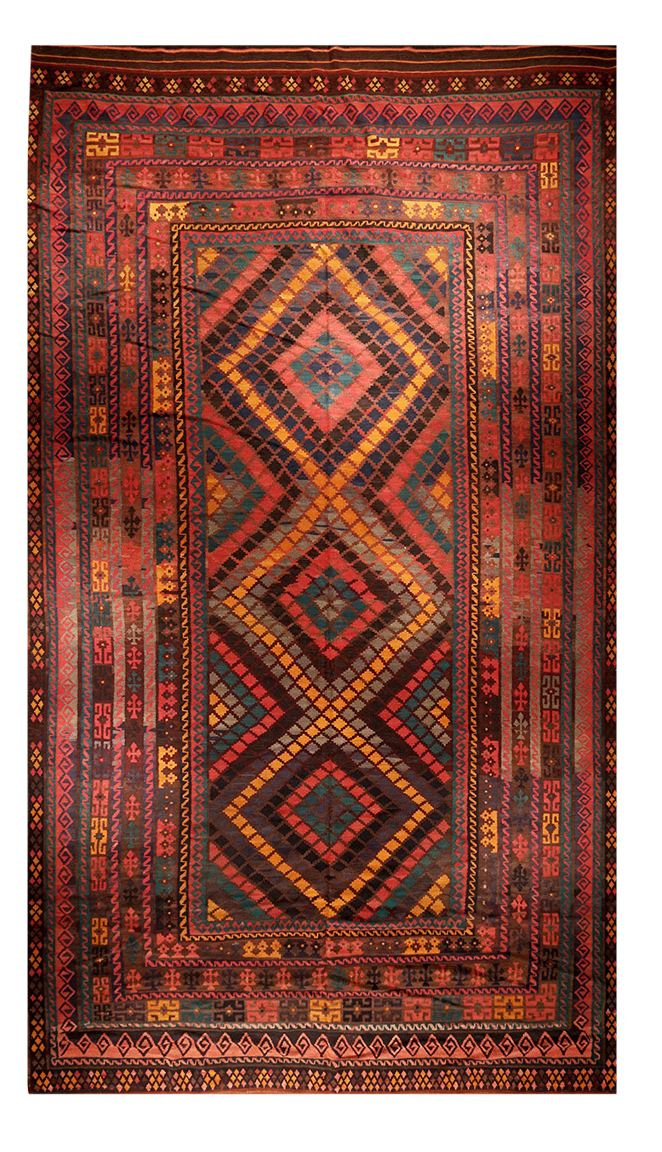 Vintage Maimana Kilim