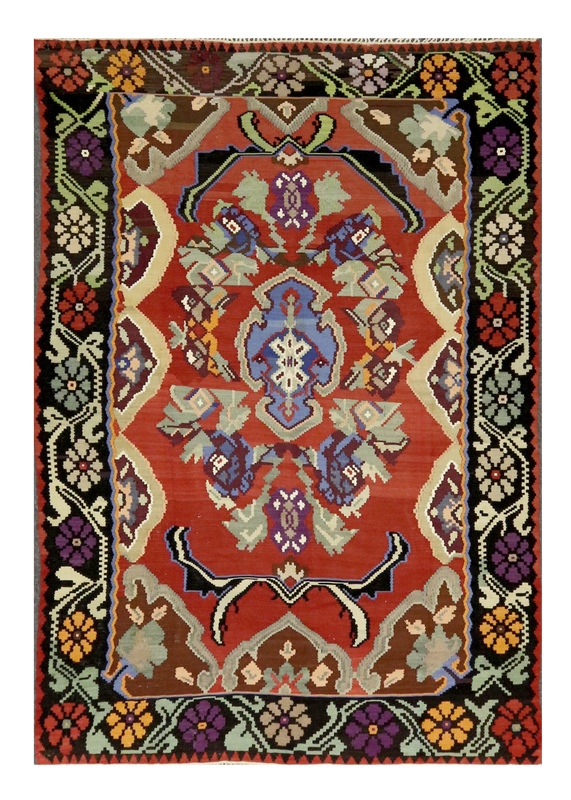 Vintage Bessarabian Kilim