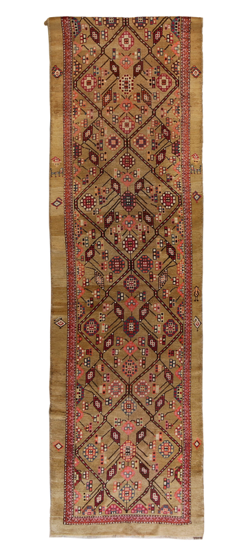 Antique Camel Hair Sarab Bakshaish Design